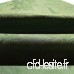 OYPA Serviettes en Tissu de Coton  Bande élégante en Satin uni avec Ensemble de Serviettes en Tissu pour Table d'impression Vert/Rouge Rose de 12 pièces - 22''x22 '' Green - B07V8F42TY